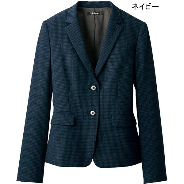 事務服 制服 セロリー selery ジャケット S-25041  エアフォートチェック セロリー（SELERY） 事務服【抗菌防臭】ジャケット S-25041 エア