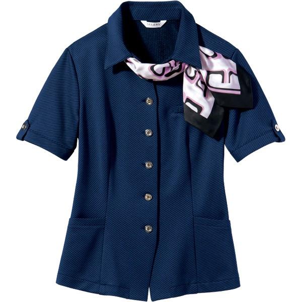 【新品タグ付き】セロリー 事務服 11号 半袖オーバーブラウス タイトスカート S-04411 04419（セロリー ）｜事務服