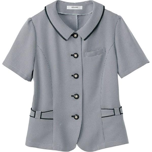 事務服事務服ブラウス オーバーブラウス S-50560 ブルーナドビー セロリー｜uniform-store｜02