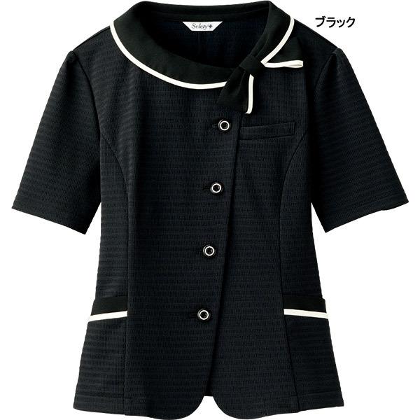 事務服　オーバーブラウス　S-51320　デコールニット　セロリー　51321　オフィス制服