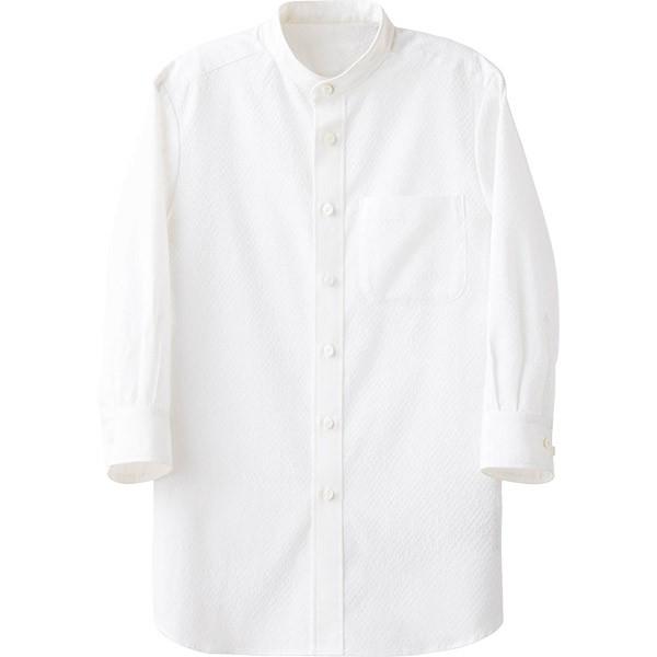 飲食店サービス 制服 男女兼用 7分袖スタンドカラーシャツ CH4467 サッカー セブン｜uniform-store｜02