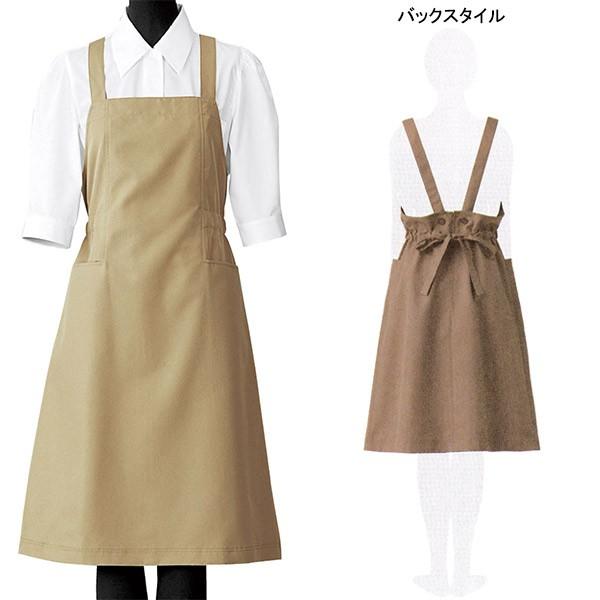セブン 飲食店 ベーカリー エプロンドレス CS2322 ツイル : ワーキング
