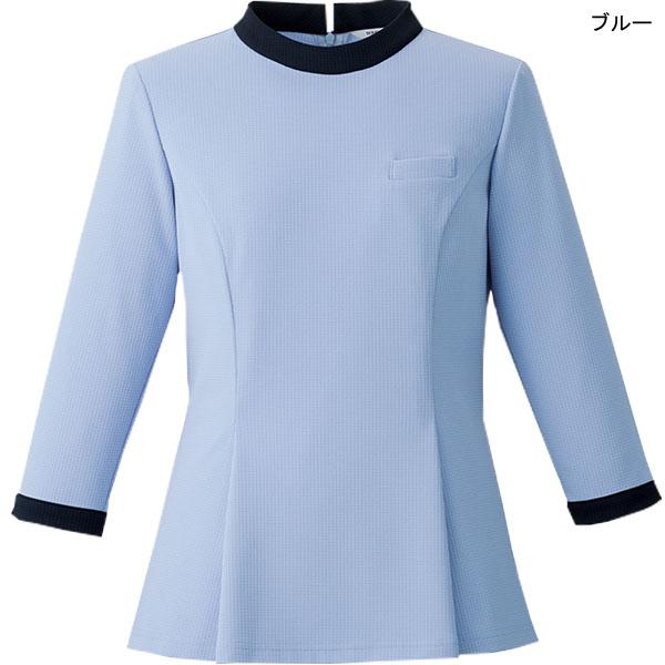 ボンオフィス 七分袖プルオーバー AD8811 エアリアルニット 事務服｜uniform-store｜04