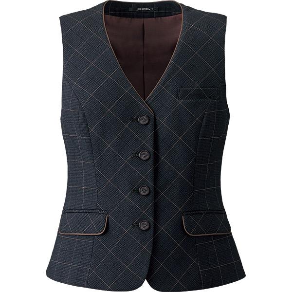 ボンマックス（BONMAX） 事務服 ベスト AV1285 ボンオフィス チドリ