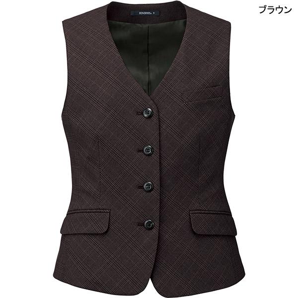 ボンマックス（BONMAX） ボンオフィス事務服 ベスト AV1294 グレン
