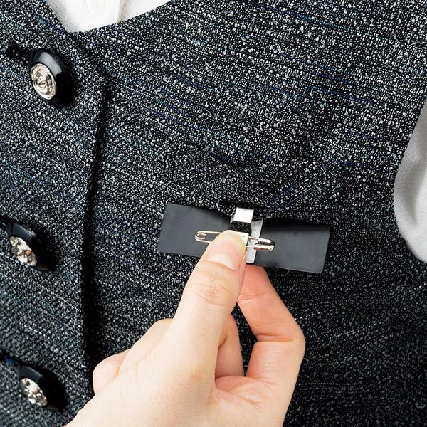 ジョア 【オールシーズン】事務服 受付 ベスト 11950 ココツイード