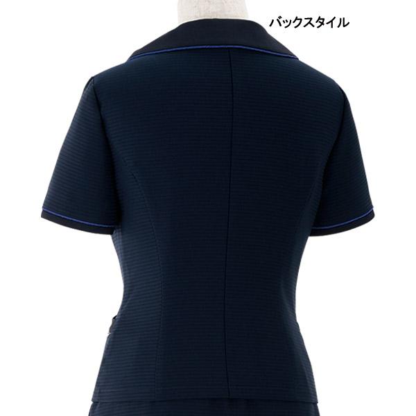 ジョア アンジョア事務服 オーバーブラウス 26601 シャドーボーダー