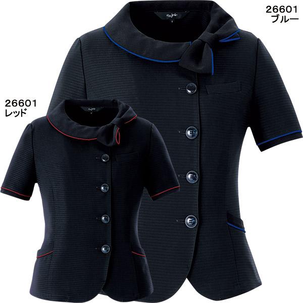 ジョア 事務服上下セット 半袖オーバーブラウス26600/1/5 スカート 