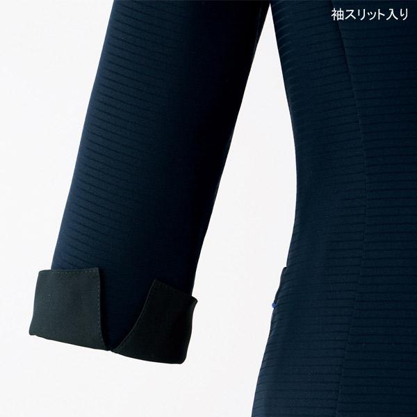 ジョア アンジョア 七分袖オーバーブラウス 26608 シャドーボーダー