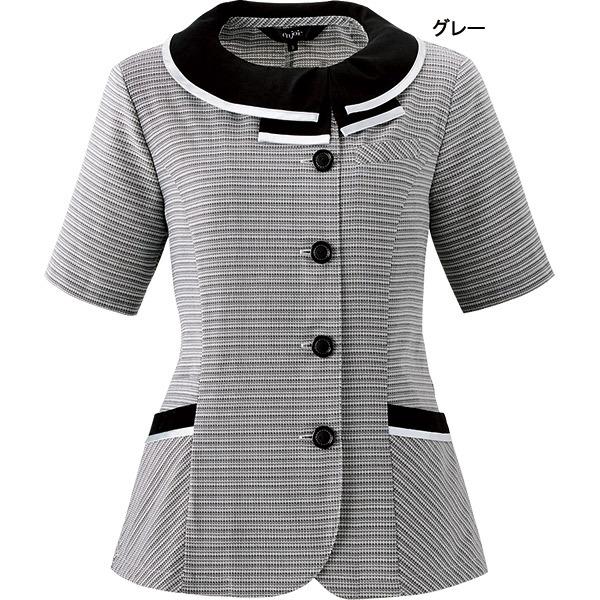 ジョア 事務服【接触冷感】オーバーブラウス 26735 クリアボーダーアン