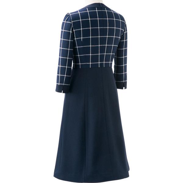 ジョア 受付 事務服 ワンピース 62010 マトラッセチェック アンジョア