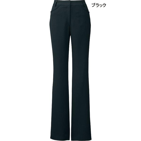 事務服　ブーツカットパンツ　71412　アンジョア　フレキシブルサージ