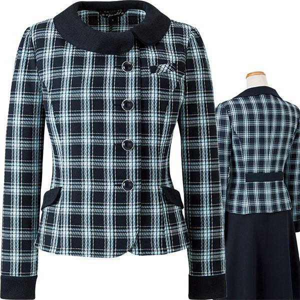 ジョア 事務服ジャケット 81740 ハピネスチェック アンジョア