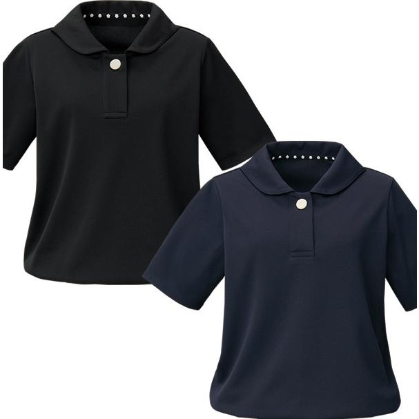 MARY QUANT 黒 ポロシャツ 半袖