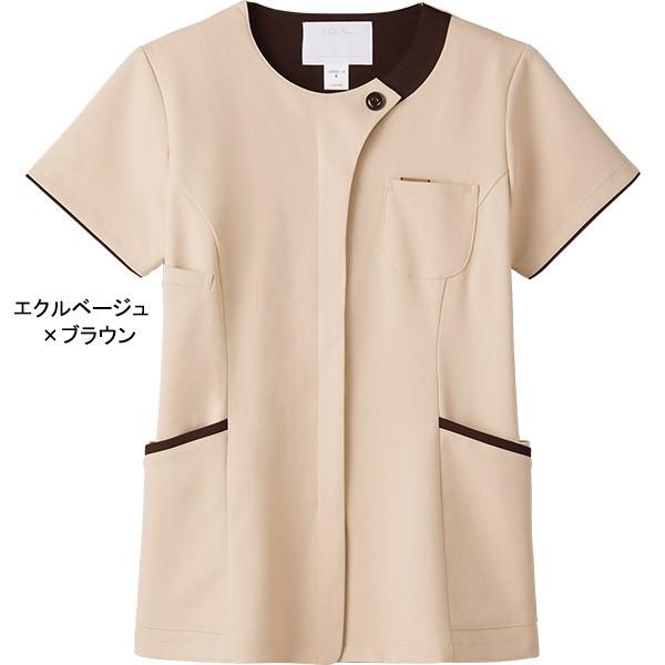 ナース服 レディース【ラウンドネック】ジップスクラブ 7069SC 医療白衣フォーク ノンPUストレッチ｜uniform-store｜06