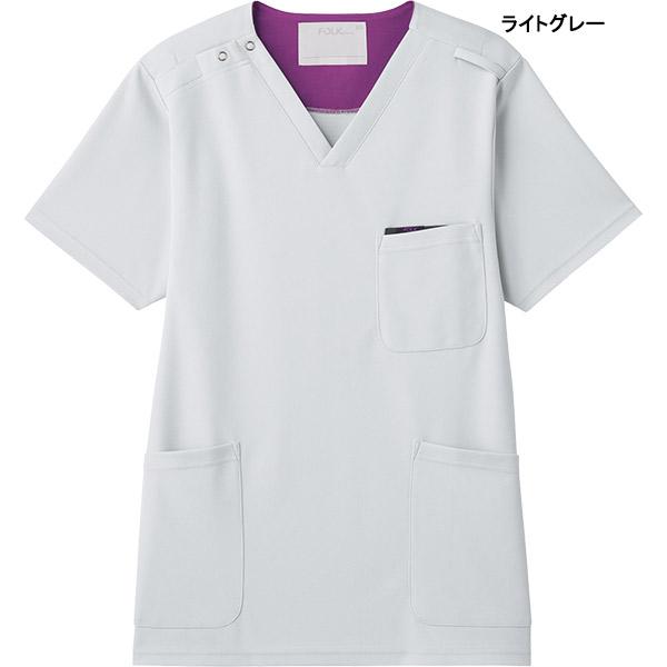 フォーク  男女兼用ニットジップスクラブ 7095SC テックジャージー 医療看護 介護制服｜uniform-store｜06