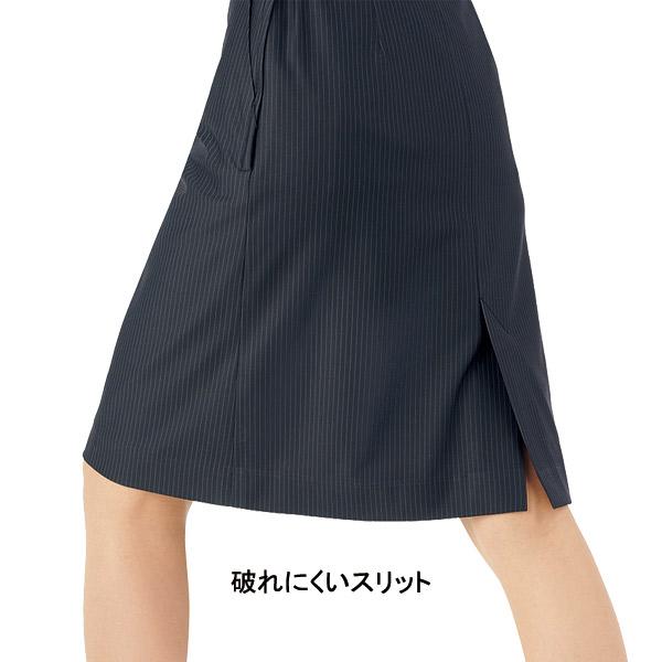 カーシーカシマ 事務服【形態安定 防シワ ニット】セミタイトスカート