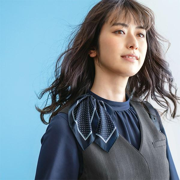 カーシーカシマ 事務服 ミニスカーフ EAZ761 ノワールNoir カーシーカシマ 事務服 ミニスカーフ EAZ761 ノワールNoir