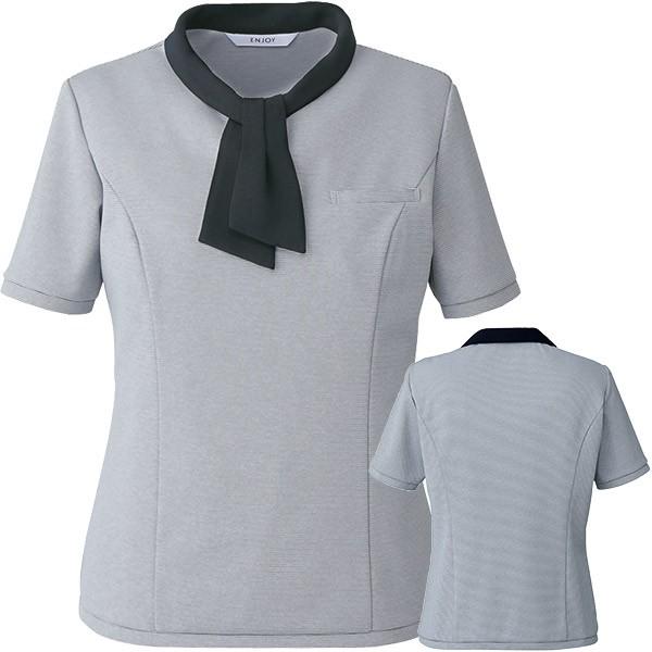 カーシーカシマ 事務服 半袖ポロシャツ ESP706 リップルニット