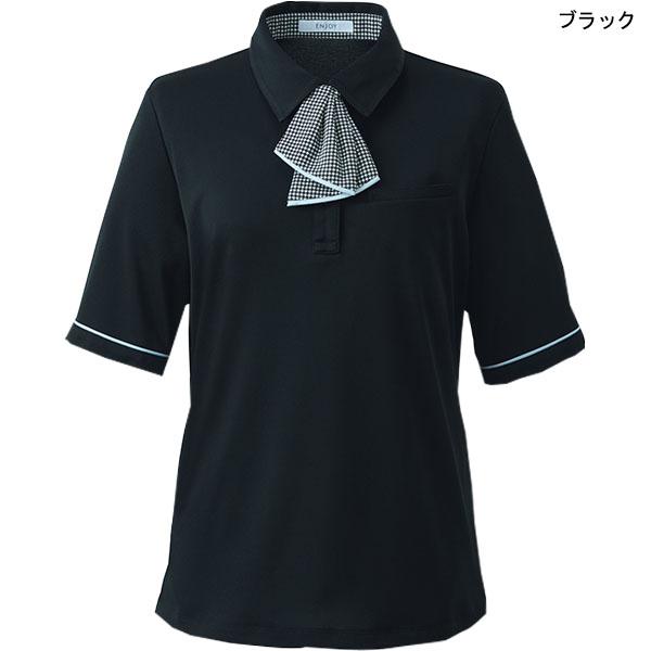 シーマリー cccmalie 未使用に近い スカラップポロシャツ ブラック 38 セール】 和歌山編みIL PRINCIPEジャージー ポロシャツ （ポロシャツ