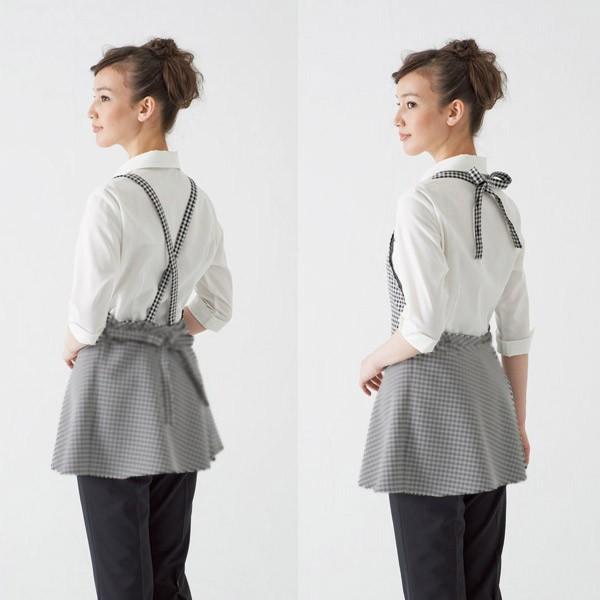 HANECTONE エステサロン・スパ 外食産業 ペプラムエプロン WP763