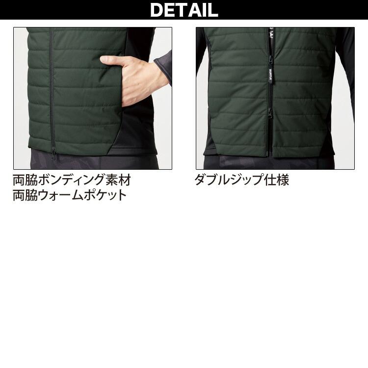 BURTLE（バートル） BURTLE 2023年 軽防寒ベスト ヒートベスト 3214 S