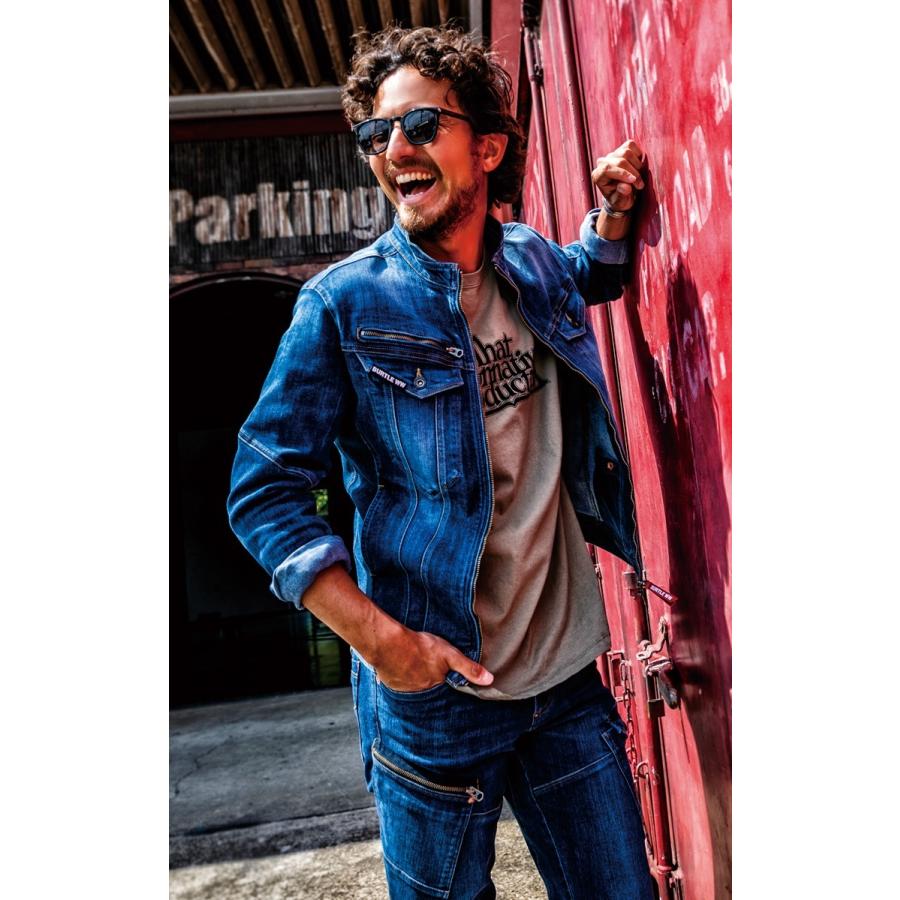 Burtle デニムジャケット コーデュラ デニム 作業服 作業着 クレイジーストレッチ 生地厚め スリム メンズ レディース 通年 秋冬 バートル 5001 005 5001 空調服 ファン付き作業着取扱店 ユニフォーム百科 通販 Yahoo ショッピング