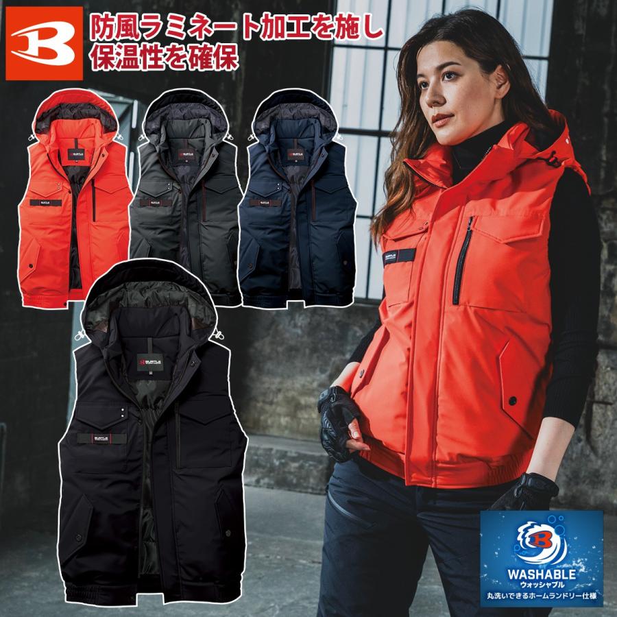 BURTLE（バートル） 2025年 秋冬 新商品 防寒ベスト 5064 ユニセックス
