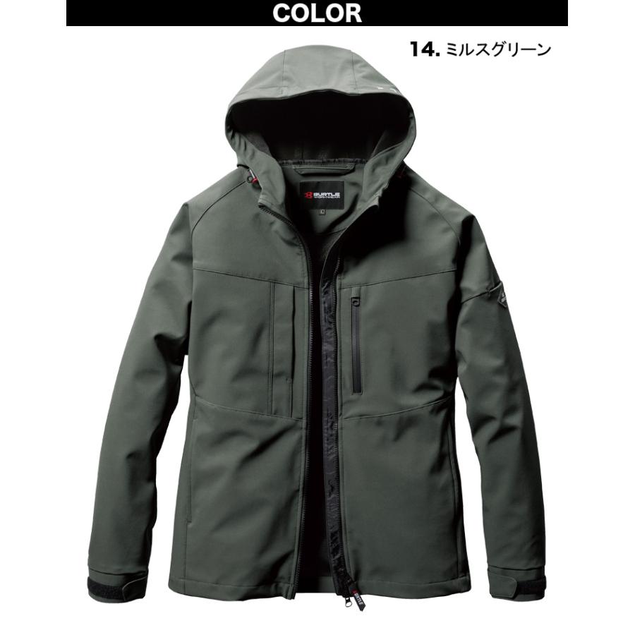 BURTLE（バートル） 2024年新秋冬商品 BURTLE 821 フーディジャケット