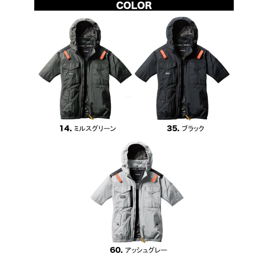 Burtle 空調服 AC09-22V グレー/ブラック Burtle 空調服 AC09-22V グレー/ブラック Burtle 空調服 AC09-22V