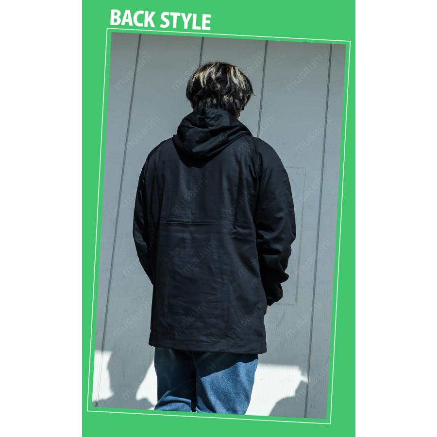 新品未使用DEATHLABELアノラックブラックグリーン Mサイズ耐水1万mm