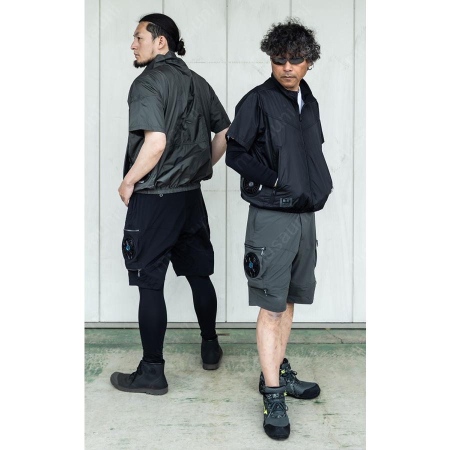 クロダルマ（KURODARUMA） D.GROW×ムサユニ コラボ商品 空調作業半袖