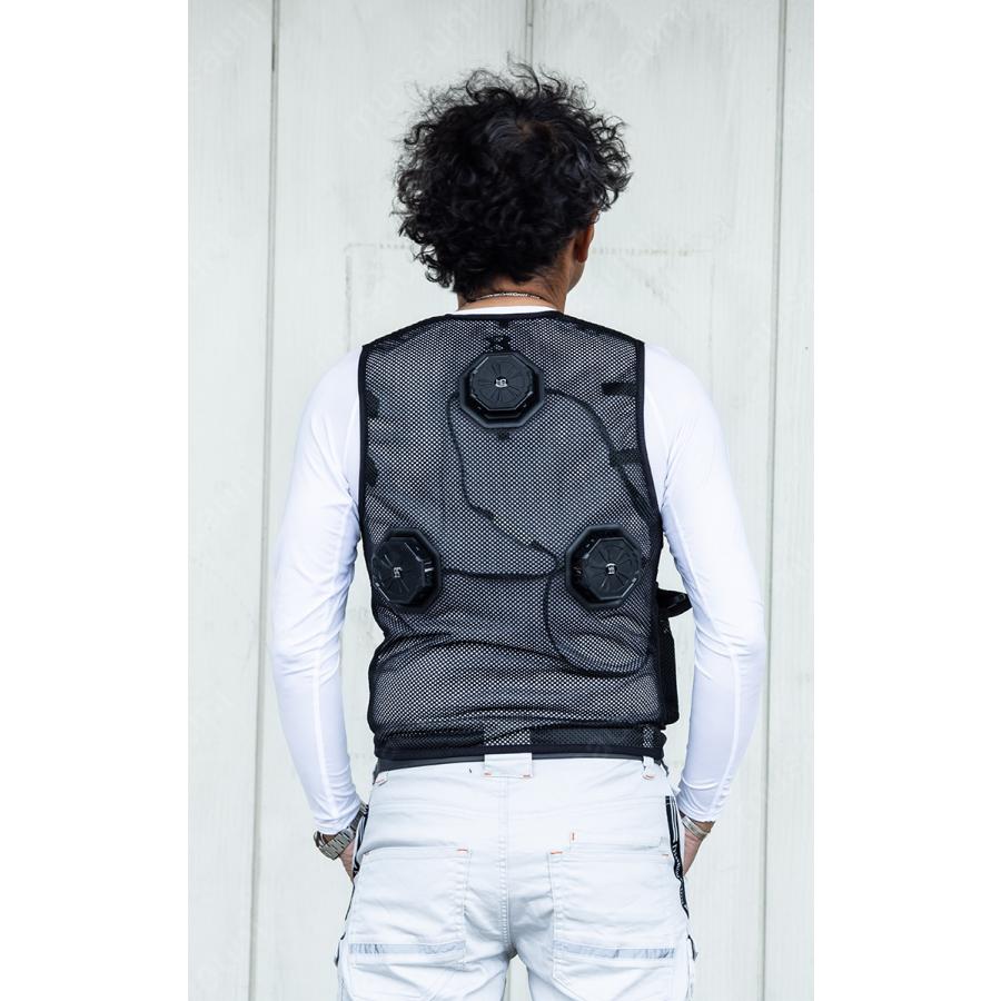 ★★冷暖房服、ベストプロ2025年モデル★★5箇所ペルチェ、バッテリー3個付き 2025年新商品 快適ウェア ペルチェベストセット P339/P8882