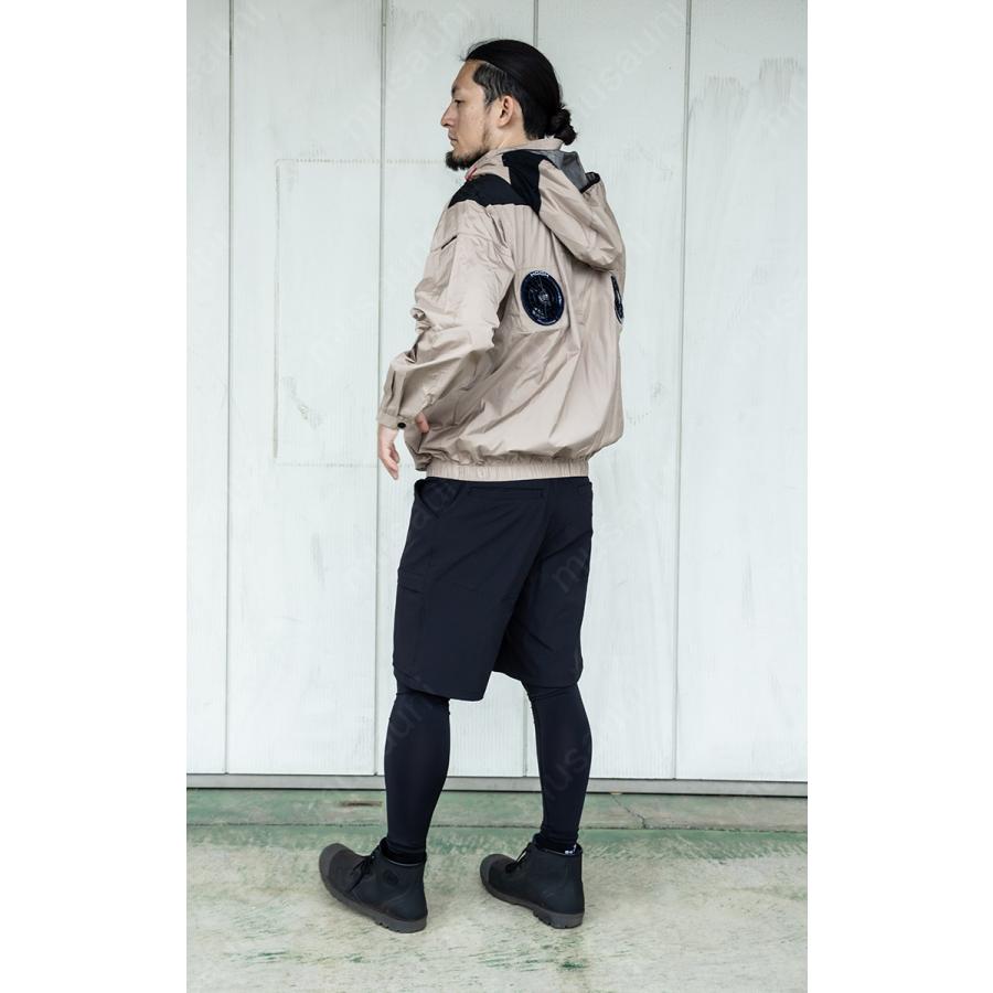 HOOH（鳳皇） 快適ウェア 空調作業服 ミドルファン長袖フード