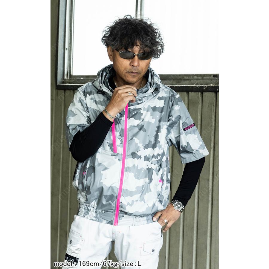 アタックベース 2026年新色 サイドファン仕様 空調風神服チタンフード
