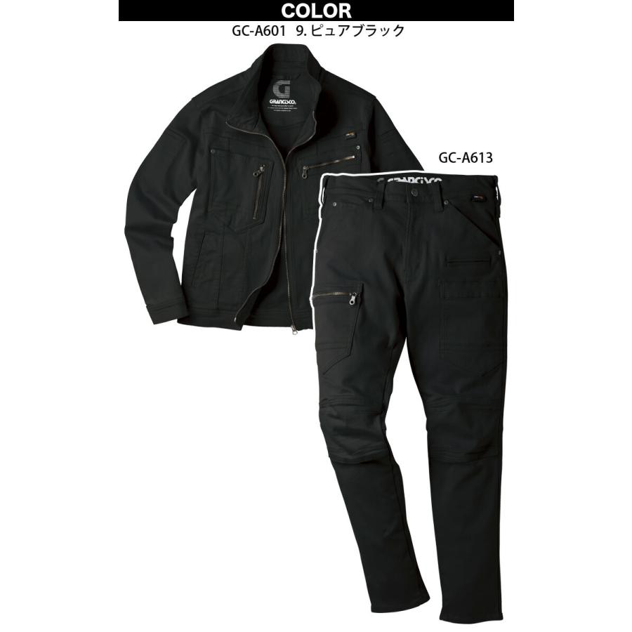 デニムジャケットＭ寸カーゴパンツ79cmブラック　上下セット組 TAKAYA WORK WEAR TAKAYA デニムジャケット/コーデュラジャケット