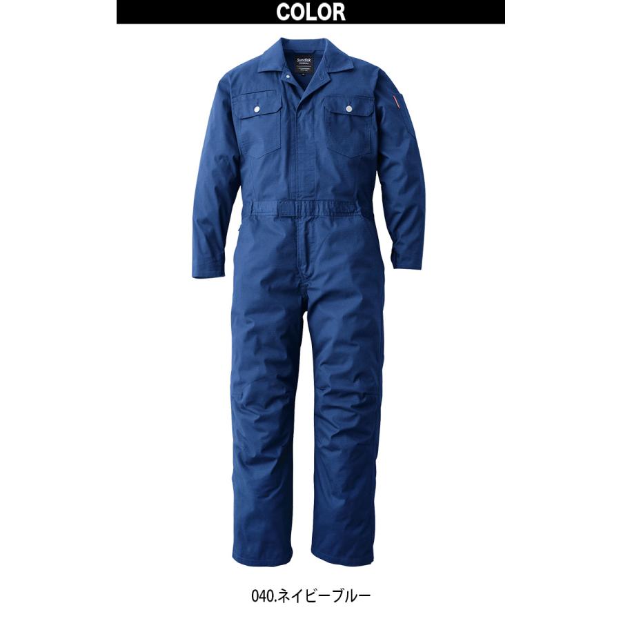 サンディスク SUNDISK 長袖ツナギ SD8300 S〜3L ストレッチリップス