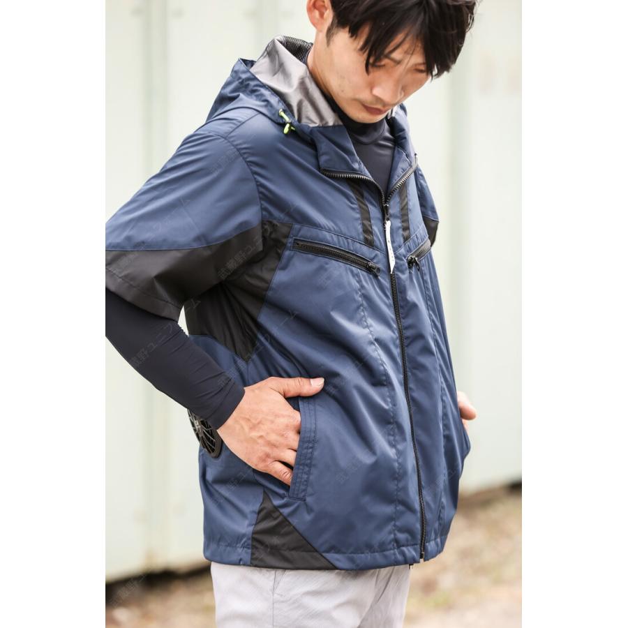bigborn（ビッグボーン） 空風神服 半袖ジャケット EBA5018A EBA5018AK