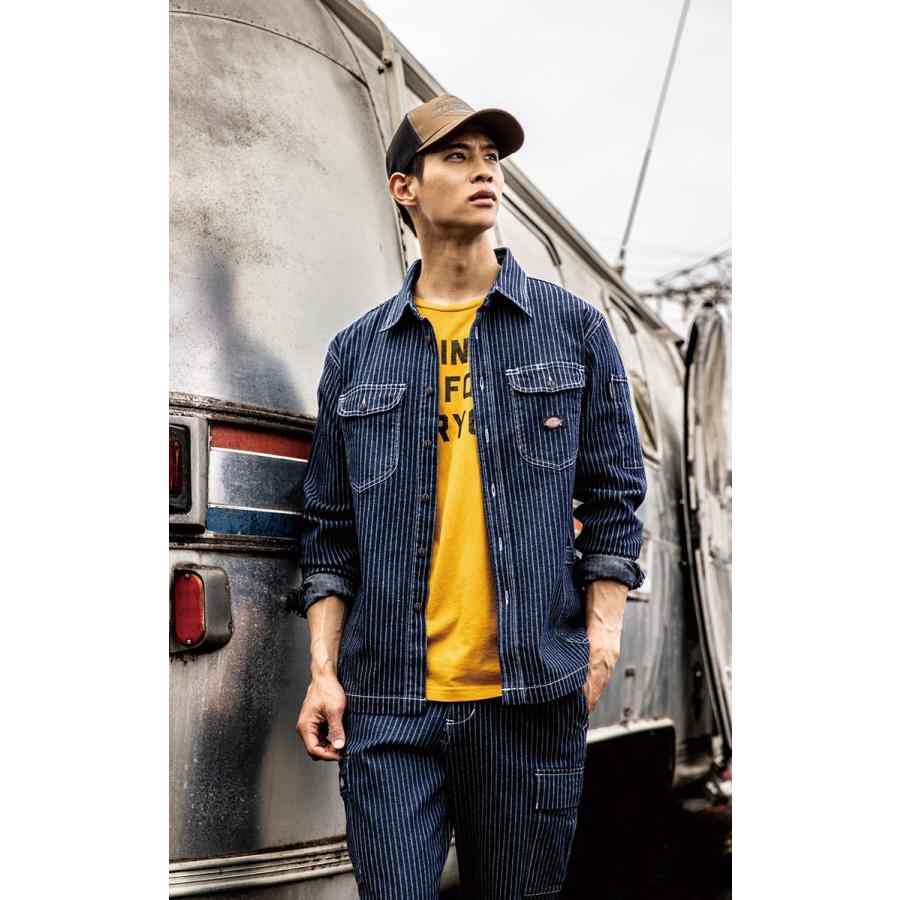 コーコス ディッキーズ ストレッチウォバッシュ シャツジャケット D