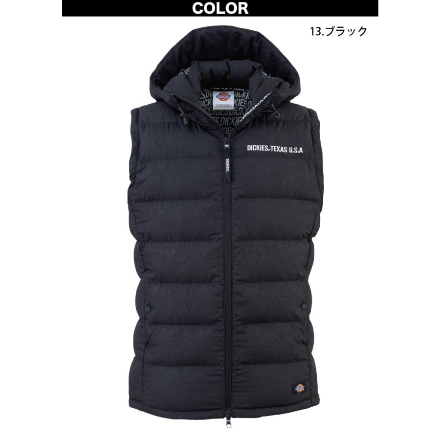 Dickies（ディッキーズ） ワッシャーファイバーダウンフーディーベスト
