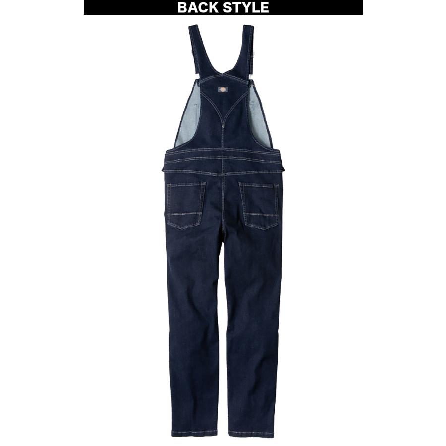 Dickies（ディッキーズ） ストレッチシルキーデニムオーバーオール D