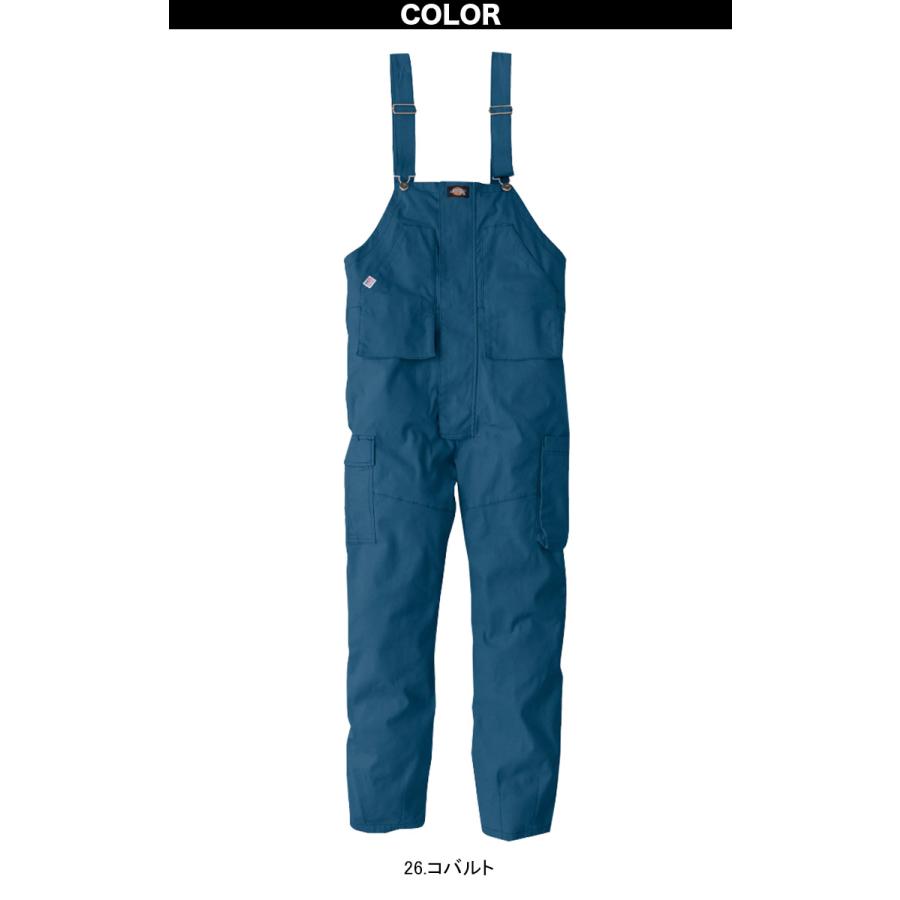Dickies（ディッキーズ） ストレッチ オーバーオール 収納力抜群 D-739