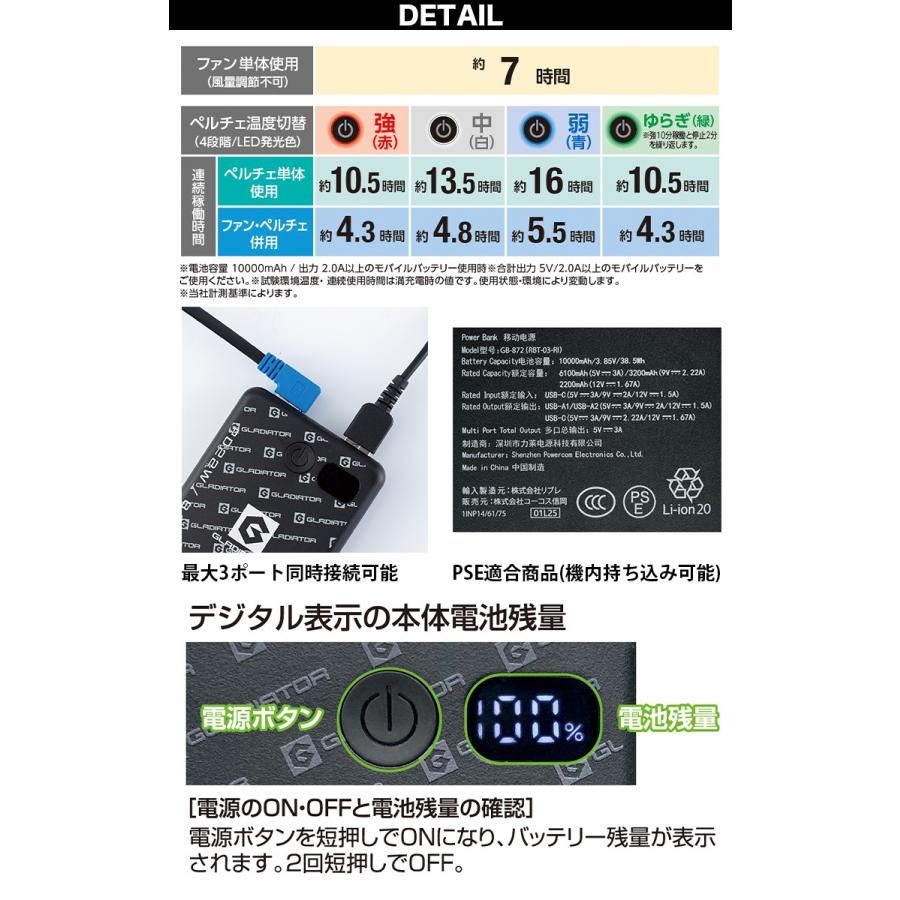 2026年新型コーコス VOLTCOOL モバイルバッテリー 大容量10000mAh GB