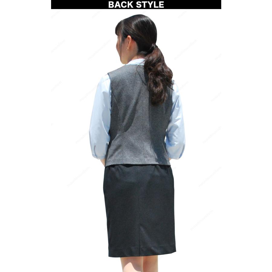 UNILADY ベスト 単品 5号〜15号 U5023 背抜き 軽量 消臭 ストレッチ 家庭洗濯可 オールシーズン 制服 事務服 オフィス レディース ヤギコーポレーション UNILADY ベスト 単品 5号〜15号 U5023 背抜き 軽量 消臭 ストレッチ