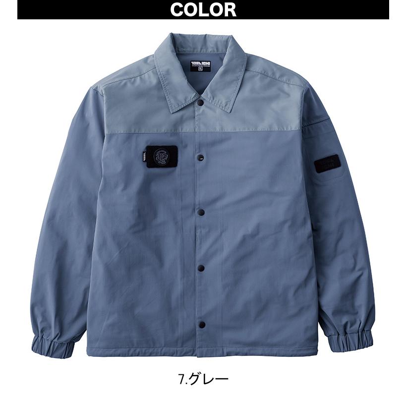 寅壱 2025年秋冬新商品 コーチジャケット 5958-124 シリコンワッペン
