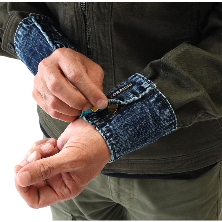 寅壱 8920-952 デニム手甲 4枚こはぜ 1双(2つ一組)入り 小物 2021年