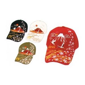 和柄刺繍キャップ 富士山(12個入り) 4582297303157 寺子屋