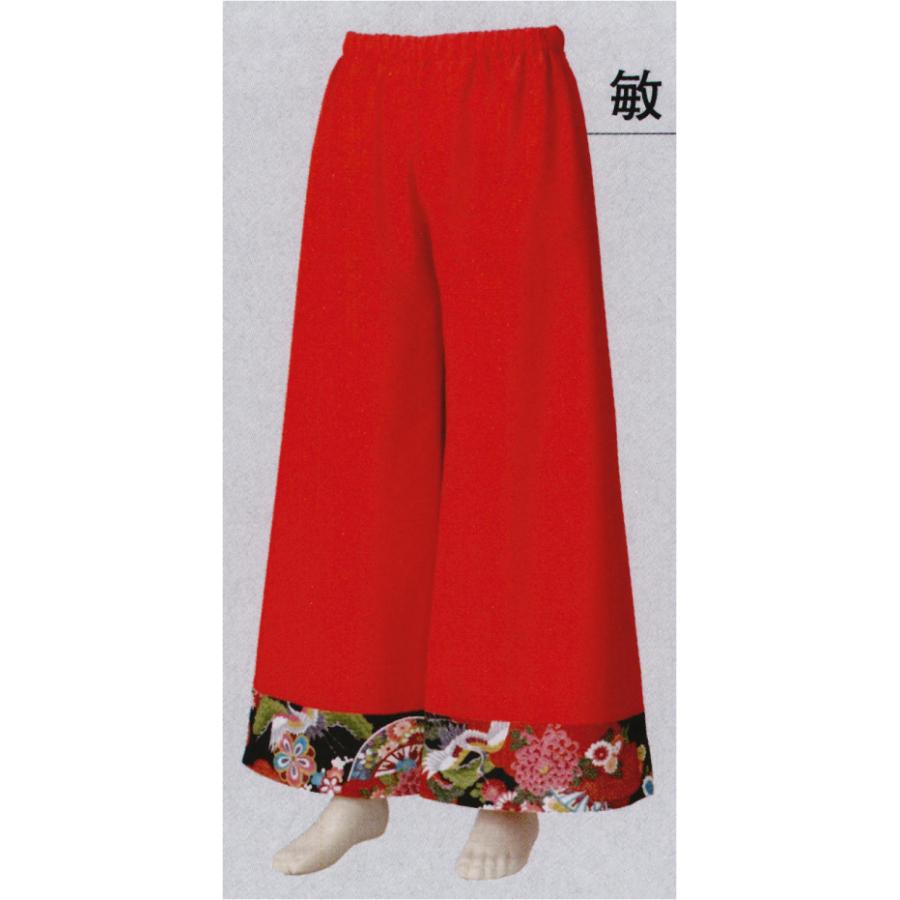 和柄パンツ 敏印 20643 東京ゆかた