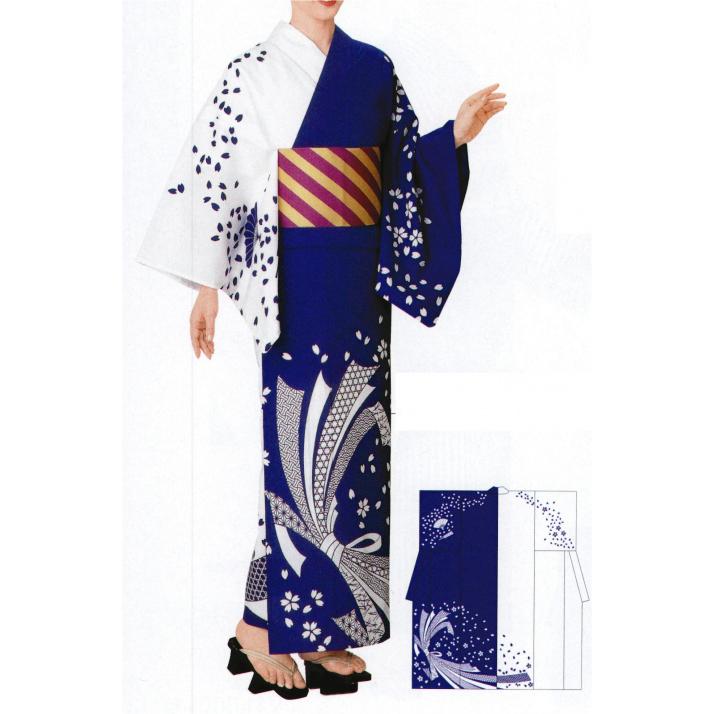 本絵羽ゆかた 大印（反物） 22009 東京ゆかた