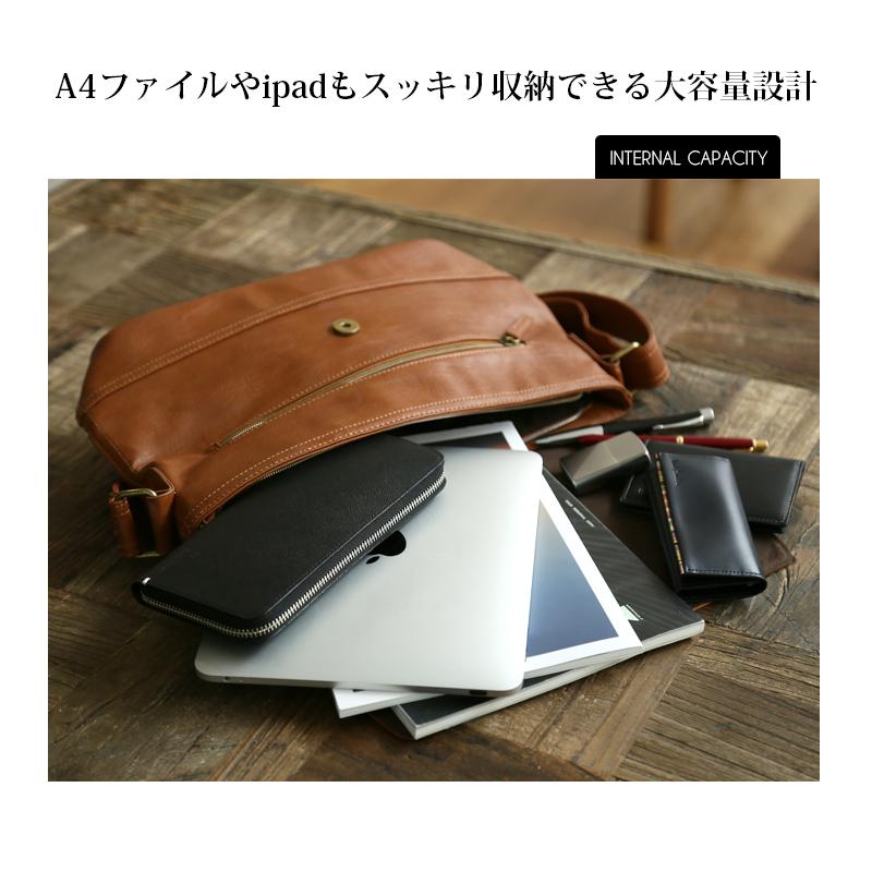 ショルダーバッグ メンズ レディース 通学 レザー メッセンジャー